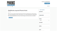 Desktop Screenshot of phoenixkiosk.com